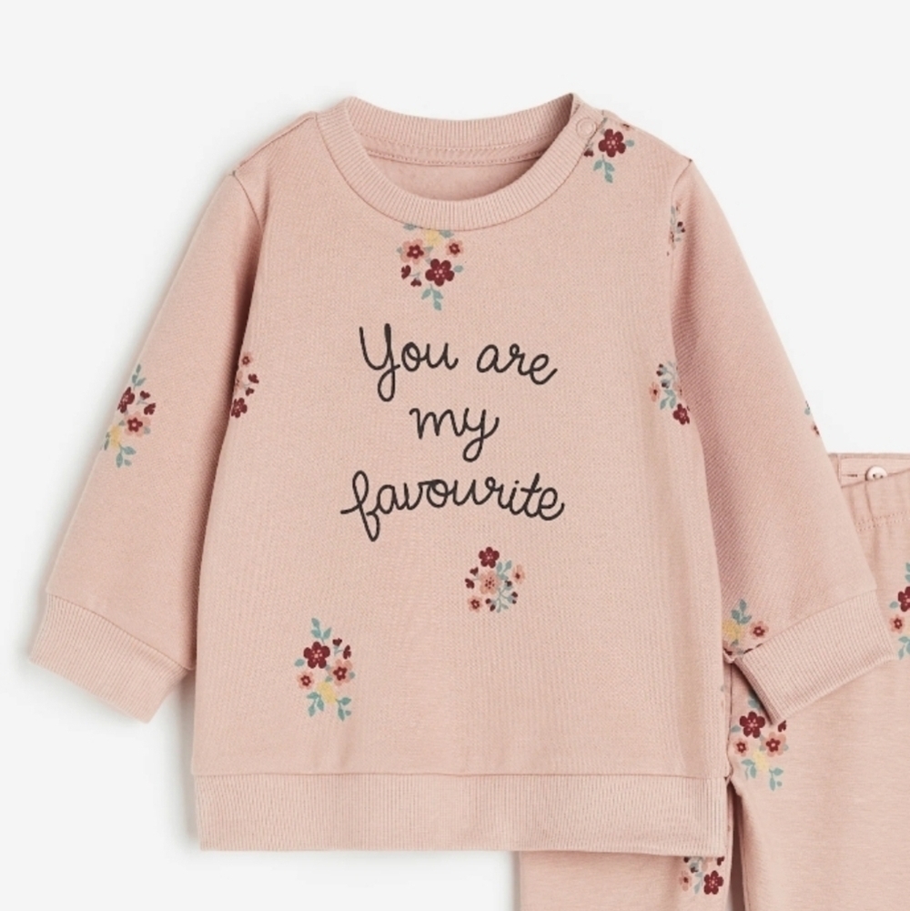 H&M You Are My Favorite Crew Sweatshirt Size 9-12 Months